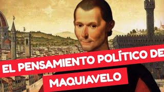 El pensamiento de Maquiavelo Del poder del discurso al discurso del poder  ConCiencia Política [upl. by Cobby315]