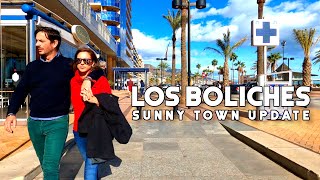 Los Boliches Fuengirola Spain Sunny Town Update December 2022 Costa del Sol  Málaga 4K [upl. by Nellek]