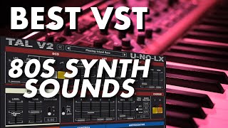 BEST 80s SYNTH VST Synth Plugin for Synthwave  TALUNoLX [upl. by Ardnak153]