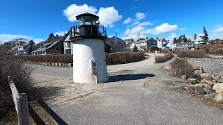 Marginal Way and Ogunquit Beach Maine Walk in 4K [upl. by Yslek]