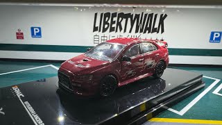 UNBOXING  TARMAC works  MUTSUBISHI LANSER Evulution X  RALLIART [upl. by Yesoj430]