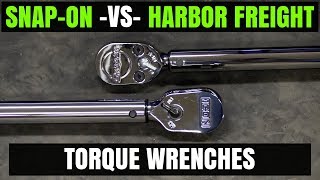 Snapon  VS  Harbor Freight  ICON  12quot Torque Wrenches [upl. by Akila308]