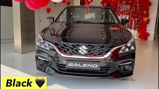 Maruti Baleno Black Edition 2023 🖤  Maruti Baleno Zeta 2023  Santosh Kushwaha [upl. by Attenweiler]