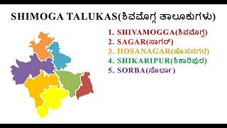 SHIMOGA TALUKS  SHIMOGA DISTRICT  KARNATAKA [upl. by Bern]