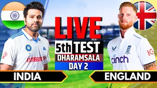 India vs England 5th Test  India vs England Live  IND vs ENG Live Score amp Commentary Session 3 [upl. by Farleigh]