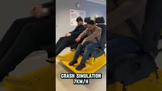 Car Crash Test 5kmh MrTraffiQ Driving school Trafikkskole For educational purposes only [upl. by Girardo42]