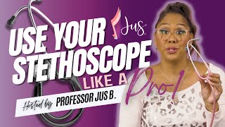 Basic Guide To Using A Stethoscope For Newbies  Nursing CNA PSW Students  Easy Tutorial [upl. by Annohs352]