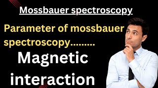 magnetic interaction in mossbauer spectroscopy parameter of mossbauer spectroscopy [upl. by Myrta148]