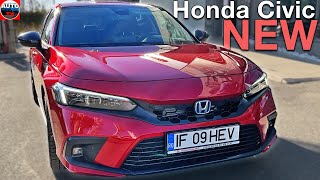 All NEW Honda Civic Hatchback Hybrid 2024  PRACTICALITY amp Visual REVIEW exterior interior [upl. by Stagg659]