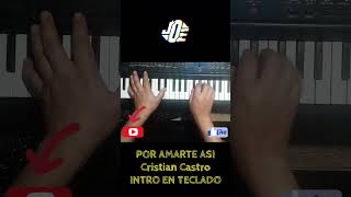 POR AMARTE ASI  CRISTIAN CASTRO  INTRO EN TECLADO [upl. by Tabber]