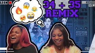 THEY DID GOOD 🔥 Ariana Grande  3435 Remix feat Doja Cat and Megan Thee Stallion  REACTION [upl. by Rodrich]