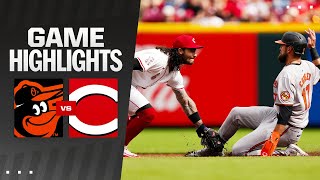 Orioles vs Reds Game Highlights 5524  MLB Highlights [upl. by Rimidalb]