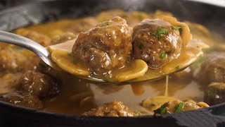 Salisbury Steak Meatballs [upl. by Arimlede]