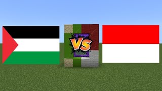 CARA MEMBUAT PORTAL PALESTINA VS INDONESIA  MINECRAFT [upl. by Bently]