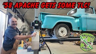 Tire amp Brake Repairs on our 58 Apache Pickup [upl. by Ahkeber735]