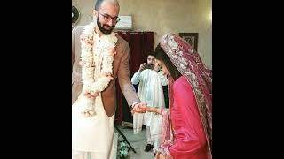 Momina Sundas with her husband Nikkah pics [upl. by Adnilema532]