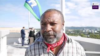 Torres Strait Islander Flag raising ceremony [upl. by Reseta]