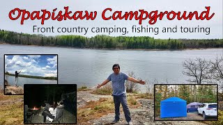 Front Country Camping at Opapiskaw Campground Manitoba  Family Vlog  Project Mateoshla [upl. by Nwahsar]