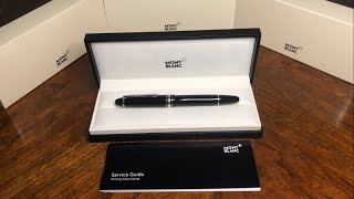 Montblanc Meisterstuck Le Grand Rollerball pen [upl. by Hnahym]