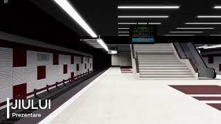 Prezentare Jiului pe roblox Romanian Metro 2 WIP [upl. by Yevoc]