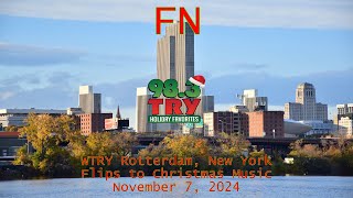 983 TRY  WTRY Rotterdam New York Flips to Christmas Music 1172024 [upl. by Einhoj168]