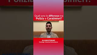 Qualè la differenza tra POLIZIA e CARABINIERI⁉️⭐ [upl. by Euqenimod43]