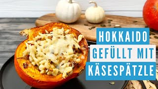 Gefüllter Hokkaido Kürbis mit Käsespätzle I Deftig leckeres Soulfood I COSORI TwinFry HLF 10 Liter [upl. by Araiet]