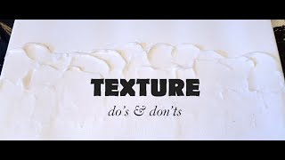 How to Use Acrylic Painting Texture Mediums  Beginner Art Tutorial  Dos and Dont Ive Learned [upl. by Meda323]