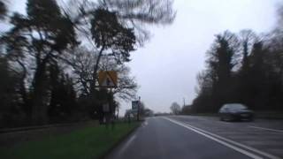 Driving Along The A41 From Tern Hill To Newport Telford and Wrekin England 19th February 2011 [upl. by Valtin477]