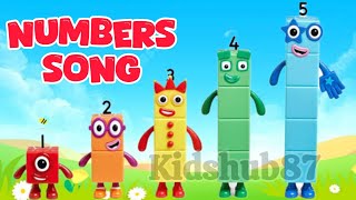 123 song  number song in English  counting songs  nursery rhymes for kindergarten Numberblocks [upl. by Saber]