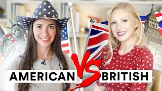 BRITISH vs AMERICAN ENGLISH  Accent amp Vocabulary Comparison [upl. by Sirtimed]