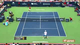 A Murray Vs M Granollers R2 highlights Rogers CUP MONTREAL 2013 [upl. by Clawson792]