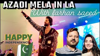 Farhan Saeed Performance  Azadi Mela 2024  Los Angeles USA [upl. by Acihsay]