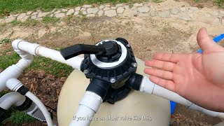 How To Replace Your Multiport Top Key Cover On Your Sand Filter [upl. by Hearsh]