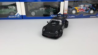 Porsche RWB Darth Vader 2016 118 Solido  Detailed Diecast Model Review [upl. by Kincaid]