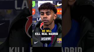 Lamine yamal talks about Barcelona vs Real Madrid 😱 realmadrid barcelona ronaldo messi [upl. by Iadrahs]