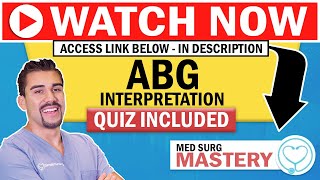 ABG  Arterial blood gas interpretation made simple in 8 minutes RN LPN LVN for NCLEX [upl. by Lopes]