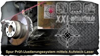 Spur und Sturz einstellen amp justieren mit Laserachsvermessung  How to [upl. by Gurolinick953]