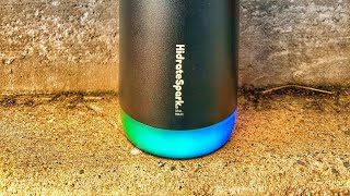 A Smart Water Bottle  HidrateSpark Pro STEEL Bottle  Unboxing amp Set Up Process [upl. by Sane288]