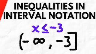 Writing Inequalities in Interval Notation  Precalculus Exercises [upl. by Alard]