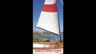 Mainsail reefing [upl. by Akira]