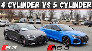 2024 Audi RS3 vs S3  At What Price Point Does The S3 Make Sense [upl. by Allehs]