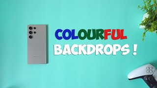 PVC Colourful Backdrops for product shoots  food photography  YouTube [upl. by Hogle]