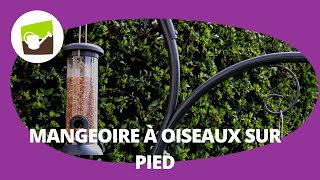 Comment monter une mangeoire oiseaux sur pied [upl. by Portwin]