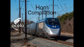 Acela Horn Compilation [upl. by Cirderf83]