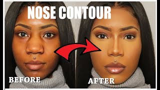 VERY DETAILED HOW TO NOSE CONTOUR TUTORIAL  VanessaK7 [upl. by Ayihsa249]