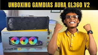 Ep10 Unboxing Water Cooler Gamdias Aura GL 360 V2 [upl. by Selbbep]