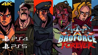 Broforce Forever  PS4 PS5 Gameplay Walkthrough  No Commentary [upl. by Atikram]