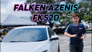 FALKEN AZENIS FK520  HONDA CIVIC [upl. by Micco]