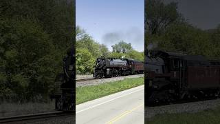 The Empress CP 2816 Steam Train Accelerating Through Kellogg MN [upl. by Hsreh]